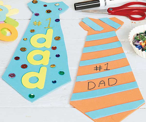 Father's Day ~ My TiE-rific Dad Craft Giftivity - Fluttering Through the  Grades